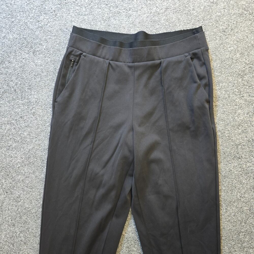 Athleta Pants Womens Size Small Tall Black Venice Pintuck Tapered Pull On Casual - Picture 2 of 11